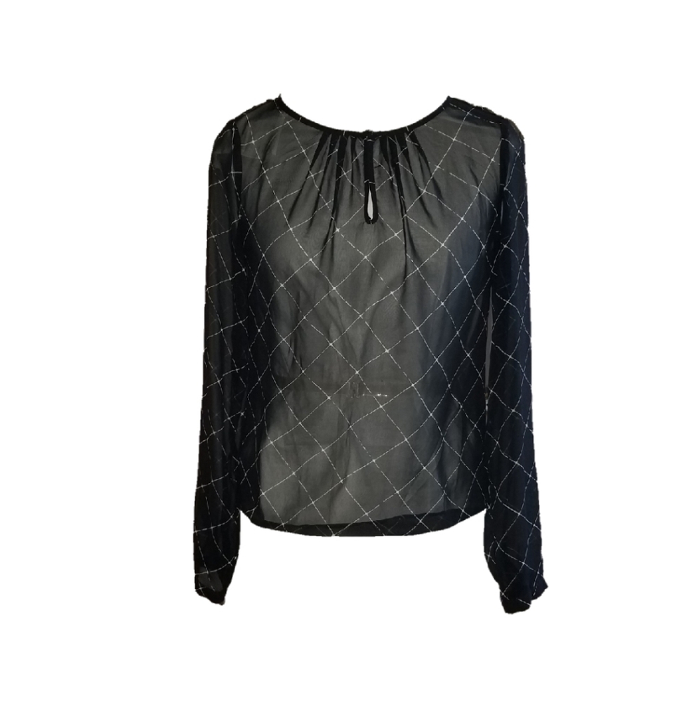 Express xs sheer long-sleeve
